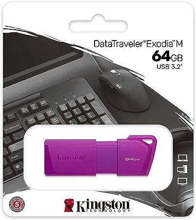 Memoria Usb Gb Kingston Dtxm Exodia Color Morado Kc U L Lp