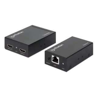 Transmisor de vídeo HDMI inalámbrico Full HD de 300 m y 5,8 g, color negro