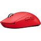 Mouse Inalambrico Logitech Gamer Optico Pro X Superlight/ USB A/ 25.600DPI/ Rojo, 910-006783