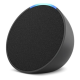 Bocina Inteligente Alexa Amazon Echo Pop B09WNK39JN, Proyeccion Frontal de 1.95" WI-FI/Bluetooth, Color Gris Carbon