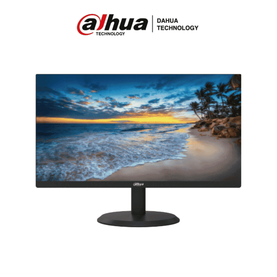 Monitor 22" Dahua DHI-LM22-H200 LED Plana Ultra Delgado/ Full HD/ 60HZ/ 6.5MS/ Visualizacion de 178 Grados/ Altavoces Integrados/ VGA/ HDMI/ Negro