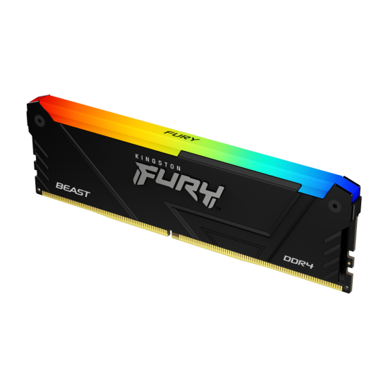 Memoria DDR4 32GB 3600MHZ Kingston Technology Fury Beast RGB, Non-ECC, CL18, XMP, KF436C18BB2A/32