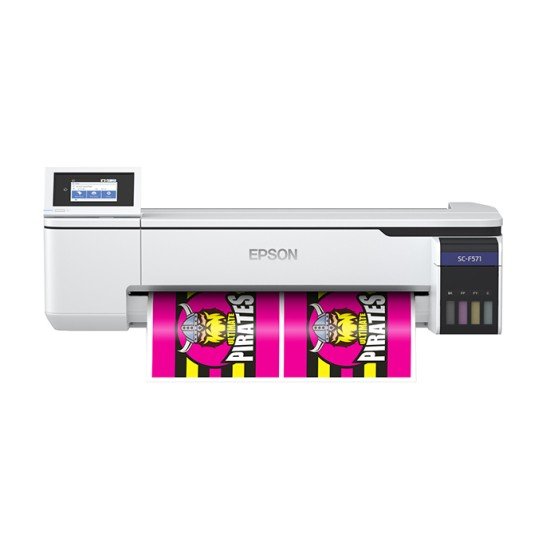 Impresora Epson Surecolor F571, 24", Para Sublimacion Con Tintas Fluorescentes, SCF571LA