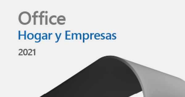 LICENCIA OFFICE HOGAR Y EMPRESAS 2021 ESD (T5D-03487) - Microsoft