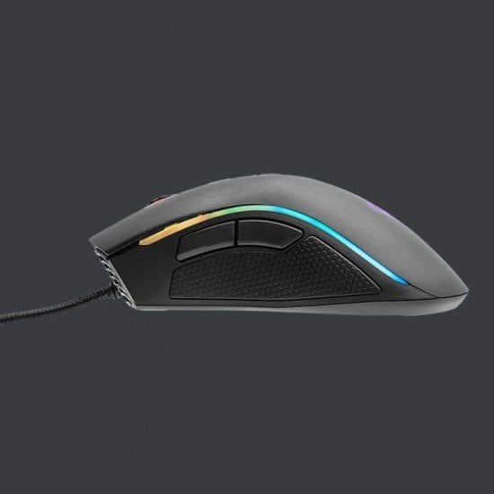 Mouse Alámbrico Gaming YEYIAN Óptico / 8 Botones / 6400 DPI / Negro / USB-A / YMG-24110N