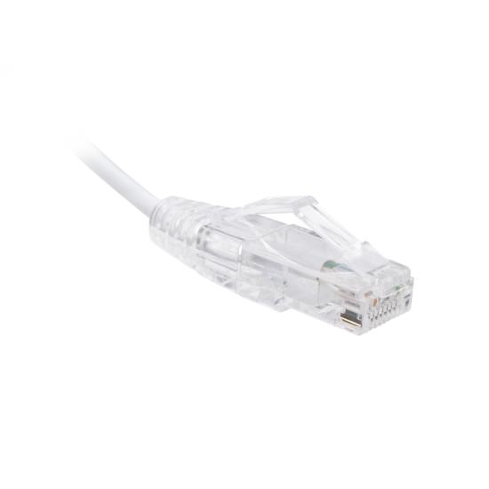 Cable de red UTP Cat6 de 3m blanco Linkedpro LP-UT6-300-WH28, diámetro reducido (28 awg)