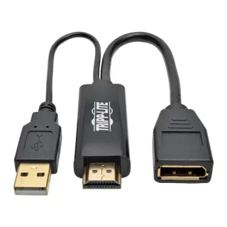 Adaptador HDMI macho a DisplayPort hembra 4K – Cables y Conectores