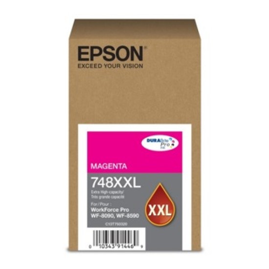 Cartucho de tinta Epson T748XXL magenta para WF-6090/WF-6590