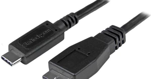 2 unids USB C a Micro B Adaptador Tipo-C Hembra a USB 3.0 Micro B Macho  Conector para Cámara Digital Portátil PC Disco Duro 5 Gbps 2 en 1