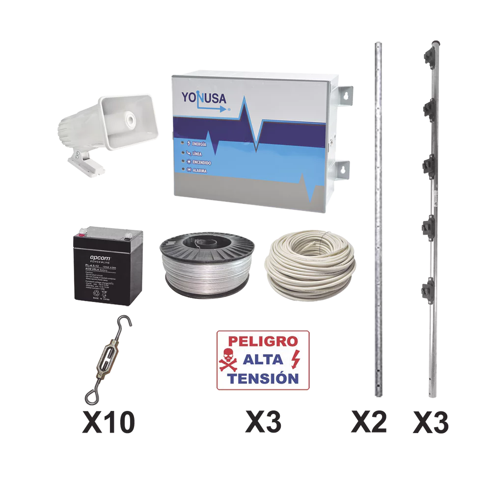 Kit Energizador Para 25 Metros De Proteccion SYSNG-HS-25M-KIT - SYSNG-HS-25M-KIT