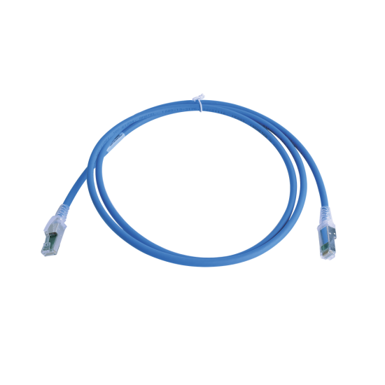 Cable Patch Cord Siemon Z-MAX CAT6A S/FTP 5FT, Color Azul, ZM6A-S05-06B