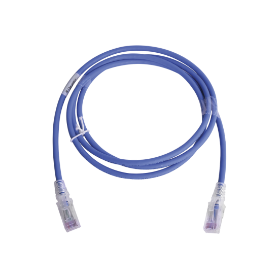 Cable de red Siemon MC6 modular cat6 UTP CM/LS0H, de 1.5 metros color azul, versión bulk, MC6-05-06B