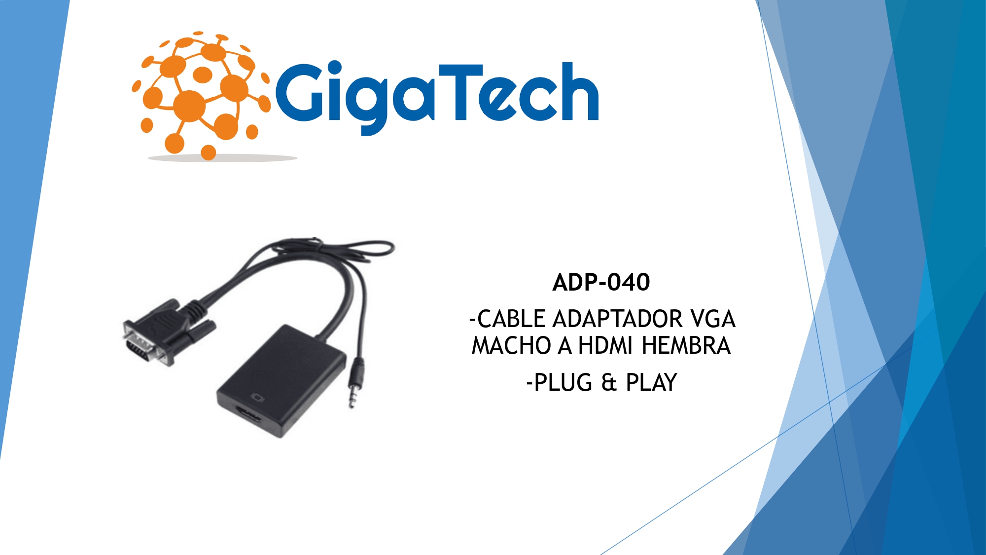 ADP. HDMI MACHO X HDMI HEMBRA TIPO L CALIDAD