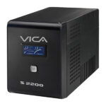 No Break Vica S2200 de 2200VA/1200W, 4 contac +4 c/regulador