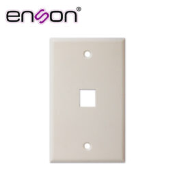 Placa de pared para 1 puerto RJ45 Enson ENS-FP61