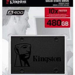 Unidad estado sólido SSD 480GB 2.5" Kingston, SA400S37/480G