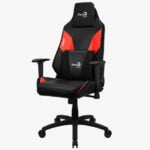 Silla Gamer Aerocool Admiral, Max. 150KG, Reclinable, Negro/ Rojo, 4710562758238