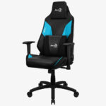 Silla Gamer Aerocool Admiral, Max. 150KG, Reclinable, Negro/ Azul, 4710562758245