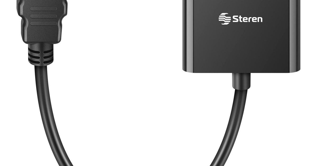 Adaptador steren de hdmi a fashion vga con salida de audio