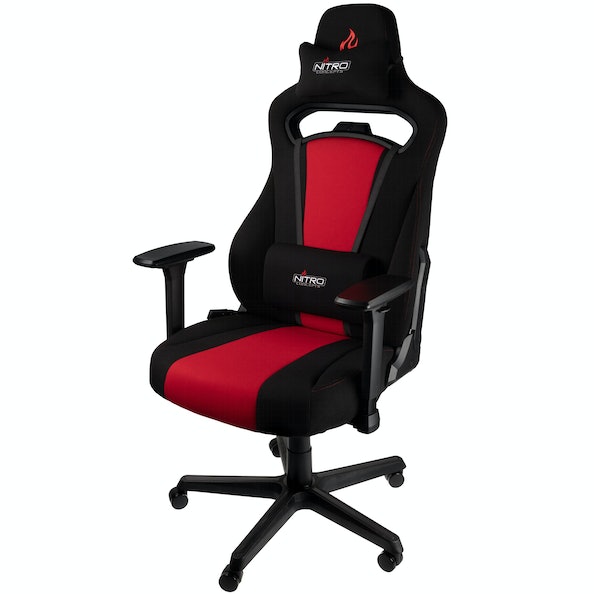 NITRO CONCEPTS E250 GAMING CHAIR - INFERNO RED NC-E250-BR - Código: NC-E250-BR | Compra en Guadalajara