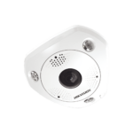 Camara Fisheye IP Hikvision 6 MGP DS-2CD6365G0-IVS(B), 180° - 360°/ DEWARPING/ WDR 120 DB/ Exterior IP67/ IK10/ 15 MTS IR/ Entrada y Salida de Audio y Alarma/ MicroSD