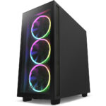 Gabinete NZXT H7 Elite Con Ventana/ Midi-Tower/ Mini-ITX/ Micro-ATX/ ATX/ EATX/ 3 Ventiladores/ USB 3.0/ RGB/ Sin Fuente/ Negro Mate, CM-H71EB-01