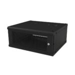 Gabinete De Pared Fijo LinkedPro SR-1904-GFP-VR2 / Con 4 Unidades De Rack / De 19 in / Fabricado En Acero / Puerta Perforada