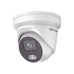 Cámara Turret IP HIKVISION DS-2CD2387G2-L(U)(C), 8MP, Color 24/7, Lente 2.8mm, Luz Blanca 30m, WDR 130 dB, Exterior IP67, Micrófono Integrado, Captura Facial, MicroSD.