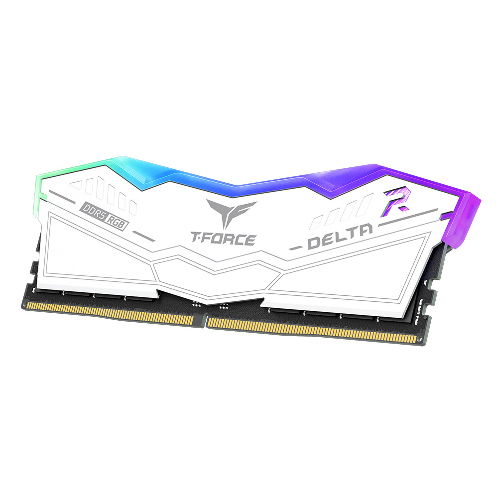 MEMORIA RAM DIMM TEAMGROUP T FORCE DELTA RGB 32GB 16GBx2 DDR5 8000MHZ BL FF4D532G8000HC38DDC01 - FF4D532G8000HC38DDC01