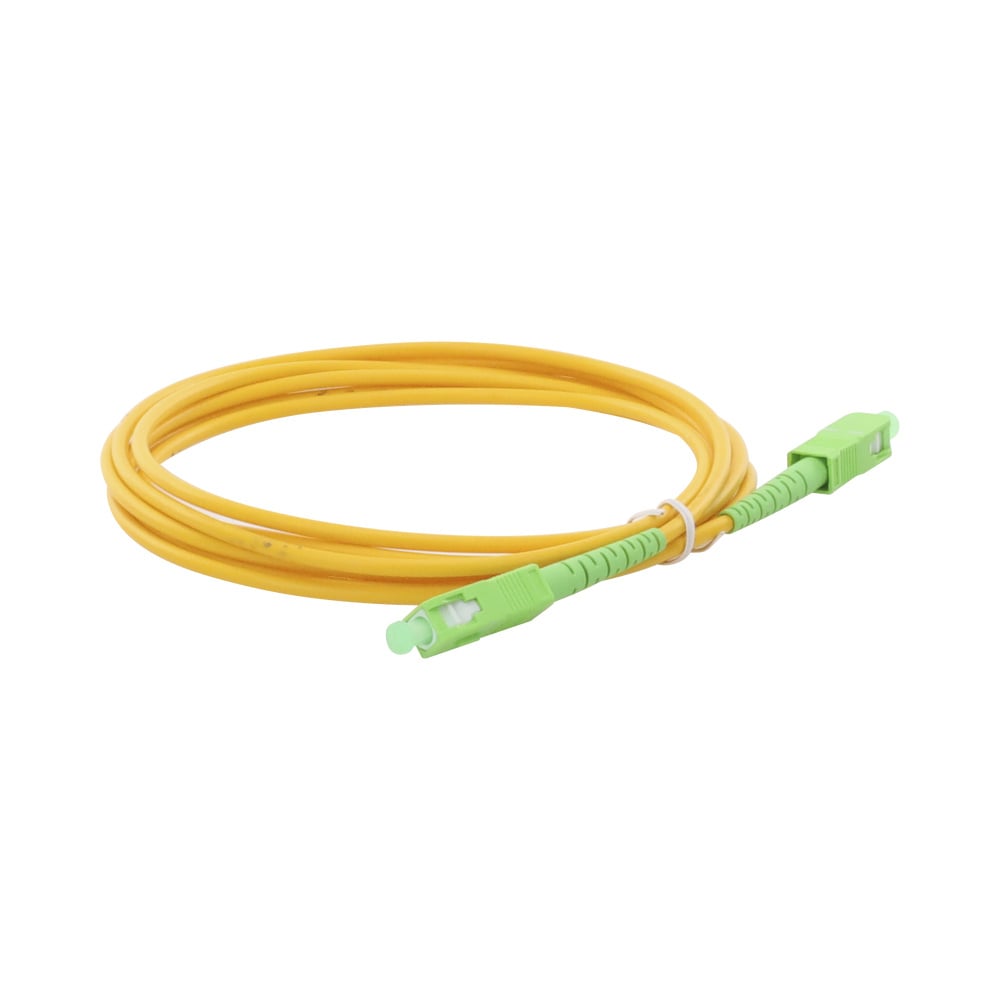 Jumper de Fibra Óptica Monomodo SC/APCSC/APC Simplex color amarillo 3 metros -  LP-FO-SCA-SCA-03 - Código: LP-FO-SCA-SCA-03-GO | Compra en Guadalajara