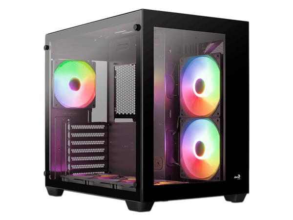 GAB AEROCOOL DRYFT G-BK-V2 NEGRO CRIS TEMP RGB ATX/MATX/MITX 4711099474110 - 4711099474110