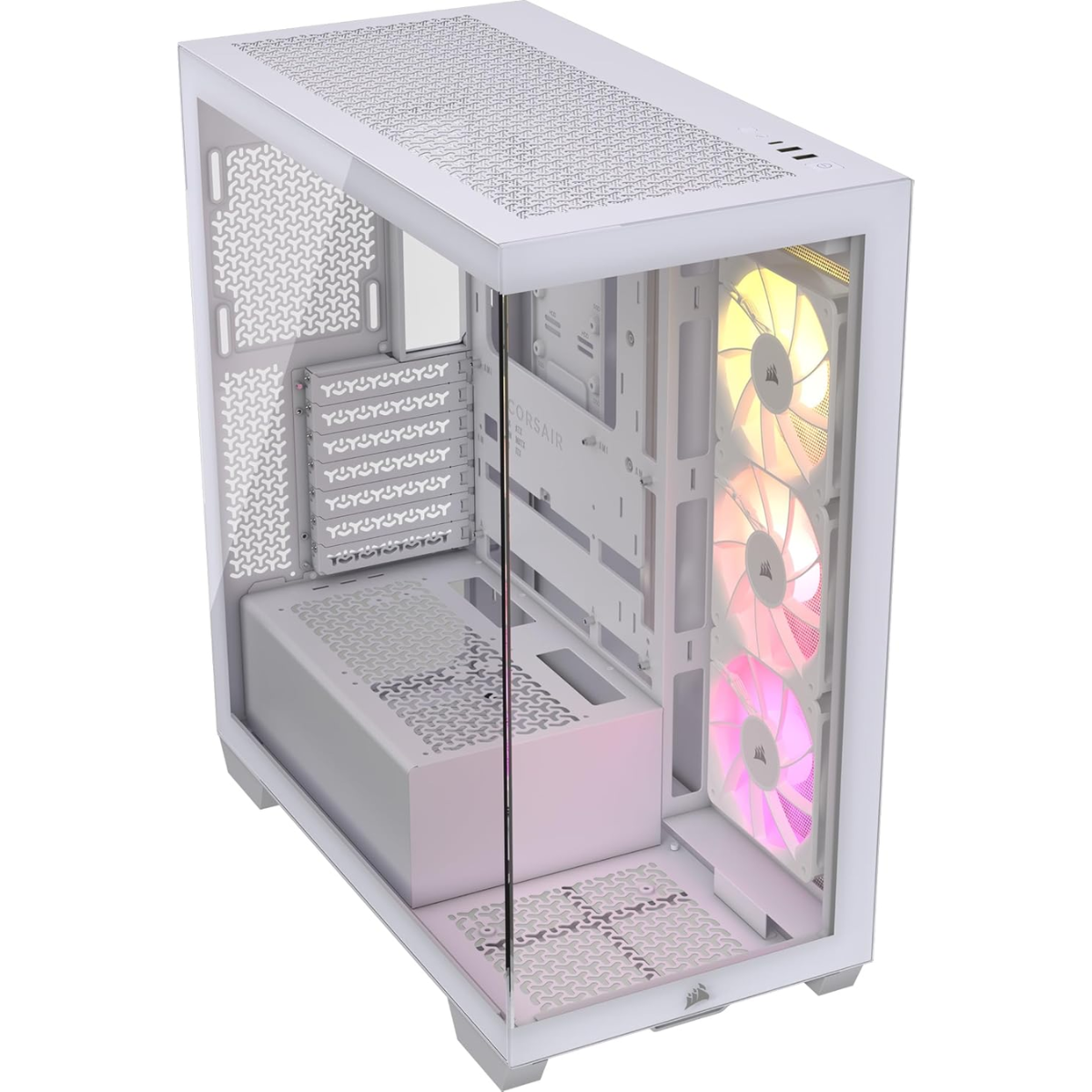 GABINETE CORSAIR CC-9011279-WW 3500X ARGBNEGROCRISTAL TEMPLADOMED-TORRESIN FUENTE - CORSAIR