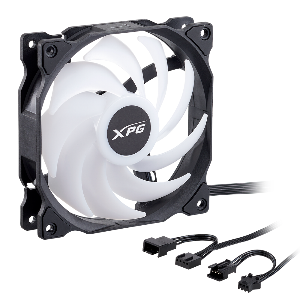 VENTILADOR ADATA XPG VENTO 120MM ARGB 4 PIN PWM 1850RPM NEGRO VENTO120ARGBPWM BKCWW - VENTO120ARGBPWM-BKCWW